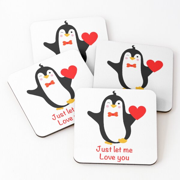 Item preview, Penguin heart Just let me love you designed and sold by AngeMNunez.