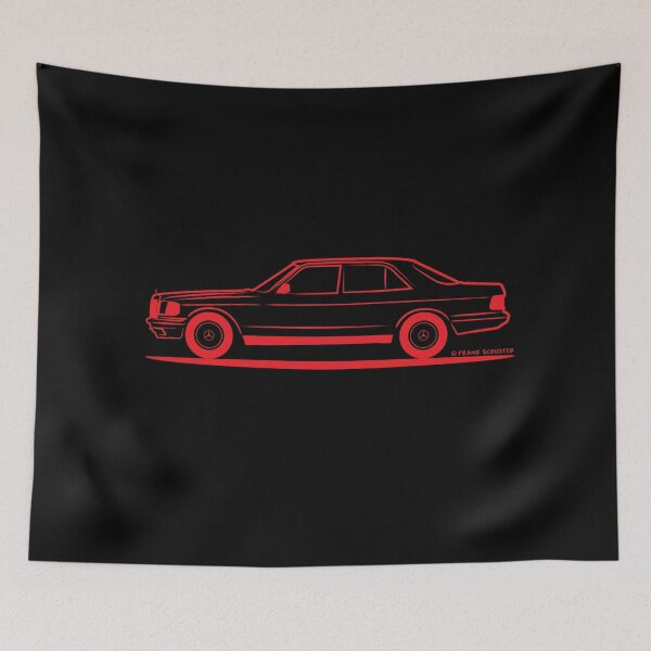 Item preview, Mercedes 450 SE Sedan W116 Red designed and sold by Frank Schuster.