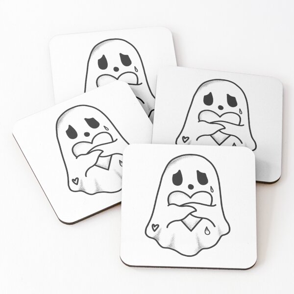 Item preview, Ghost with a broken heart  designed and sold by StrawberryUnicornCo.