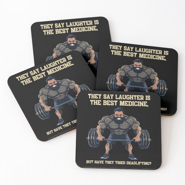 Item preview, GYM - They Say Laughter Is The Best Medicine, But Have They Tried Deadlifting? designed and sold by Marcin Kulka.