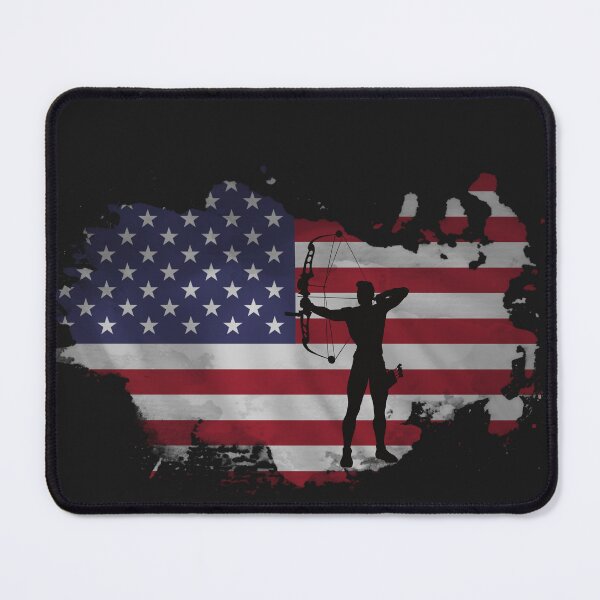 Item preview, Usa Flag Archery Compound Bow Men Hunter Patriotic designed and sold by TeeVibesshop.