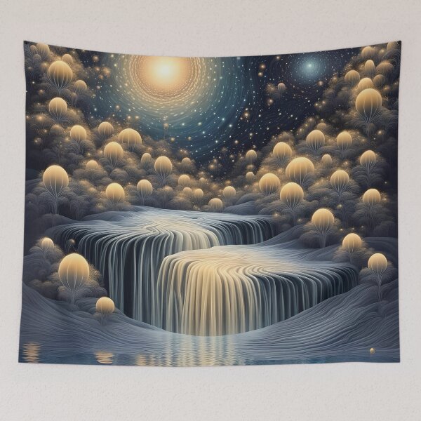 Item preview, Surreal Moonlit Landscape designed and sold by Conservation Art Emporium.