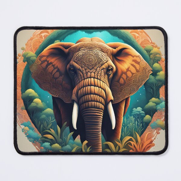 Item preview, Elephant Mandala designed and sold by Conservation Art Emporium.