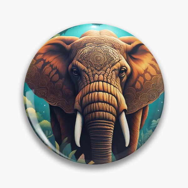 Item preview, Elephant Mandala designed and sold by Conservation Art Emporium.