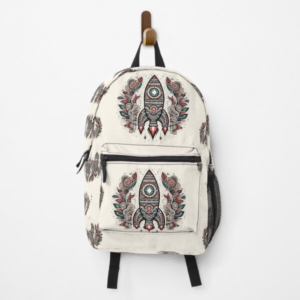 Item preview, ETHNIC PATTERNED ROCKET designed and sold by KoalaArtStudio.