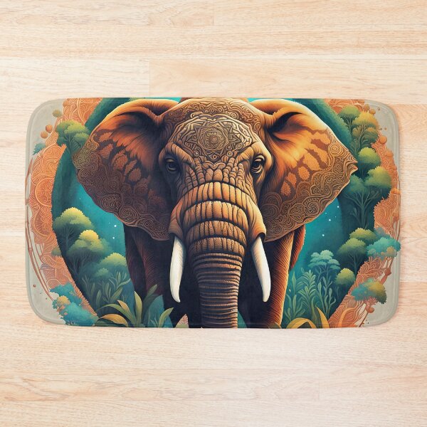 Item preview, Elephant Mandala designed and sold by Conservation Art Emporium.
