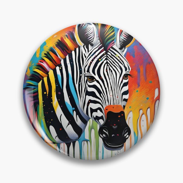 Item preview, Rainbow Zebra designed and sold by Conservation Art Emporium.