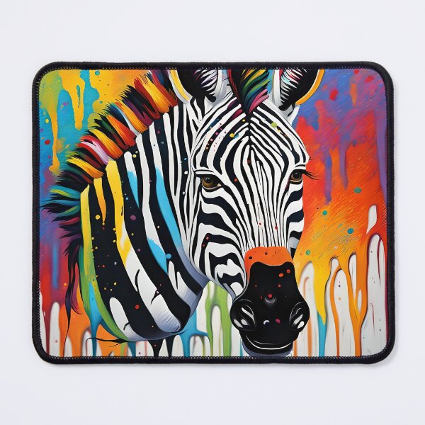 Item preview, Rainbow Zebra designed and sold by Conservation Art Emporium.