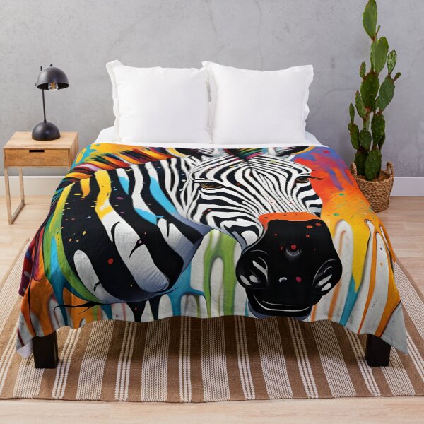 Item preview, Rainbow Zebra designed and sold by Conservation Art Emporium.