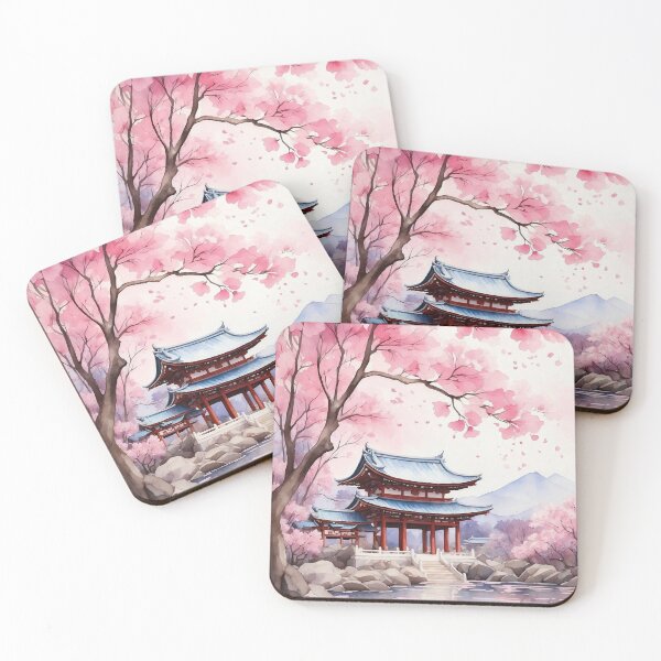 Artikelvorschau, Asiatische Landschaft mit Sakura-Blüte entworfen und verkauft von natalielaf.