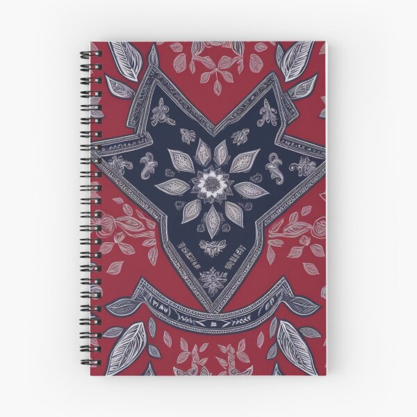 Item preview, RogerPattern - "Dynamic Fusion: Red, Blue, and White Bandana Print" designed and sold by RogerPattern.