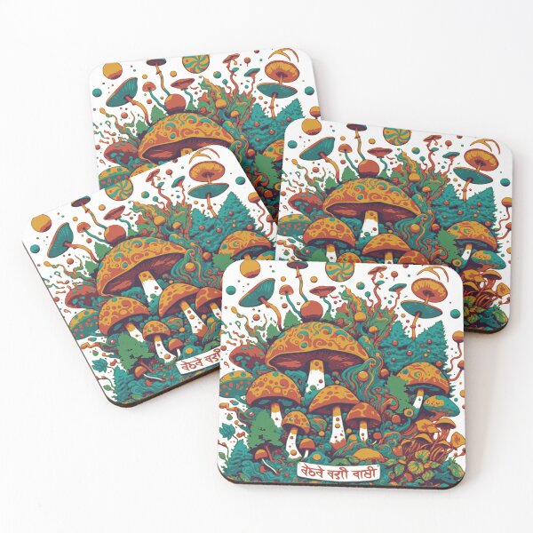 Item preview, Colorful mushrooms designed and sold by ocorvo.