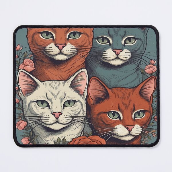 Item preview, The four cats designed and sold by saly55887.