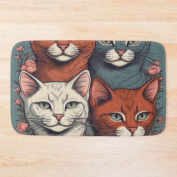 Item preview, The four cats designed and sold by saly55887.