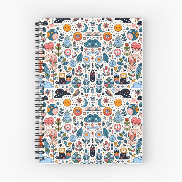 Item preview, Whimsical Nature and Celestial Animals Pattern designed and sold by FarBeyound.