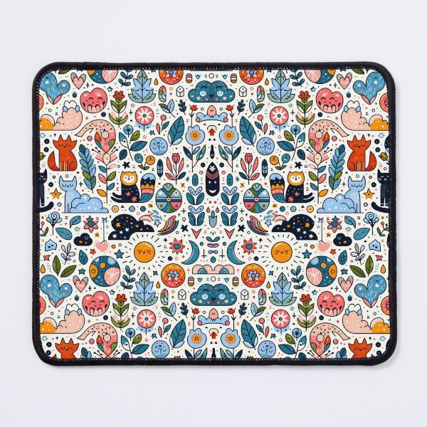 Item preview, Whimsical Nature and Celestial Animals Pattern designed and sold by FarBeyound.