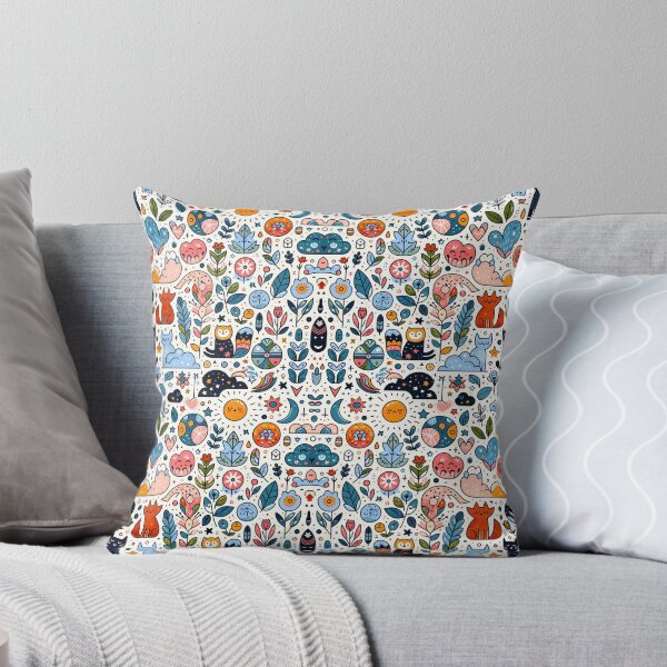 Item preview, Whimsical Nature and Celestial Animals Pattern designed and sold by FarBeyound.