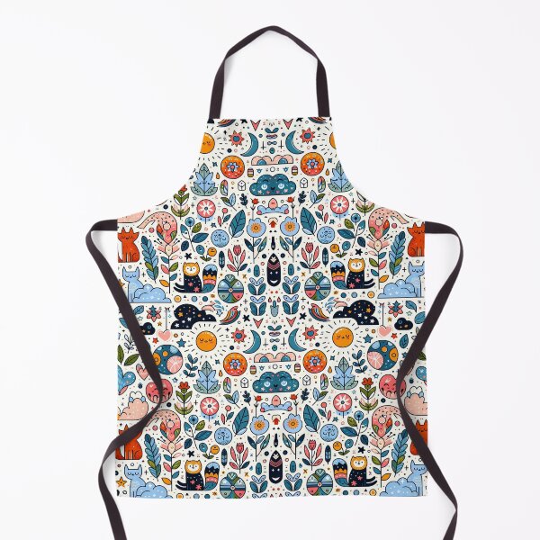 Item preview, Whimsical Nature and Celestial Animals Pattern designed and sold by FarBeyound.