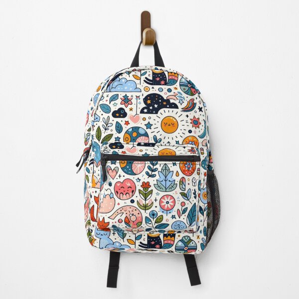 Item preview, Whimsical Nature and Celestial Animals Pattern designed and sold by FarBeyound.