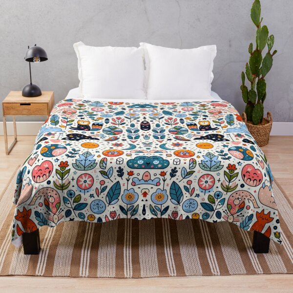 Item preview, Whimsical Nature and Celestial Animals Pattern designed and sold by FarBeyound.
