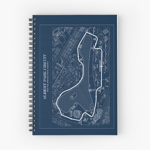 Item preview, Albert Park Circuit (Navy Blueprint) designed and sold by BGALAXY.