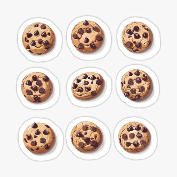 Item preview, Chocolate Chip Cookies Set designed and sold by LarkspurAndTea.
