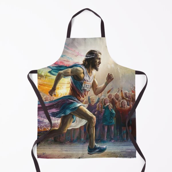 Item preview, "Christian Athlete ". Running Jesus funny designed and sold by Obinne.