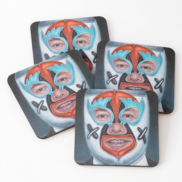 Item preview, Famous Entrepreneur, Elon: Wrestling Mask Portrait designed and sold by Richard Delaney.