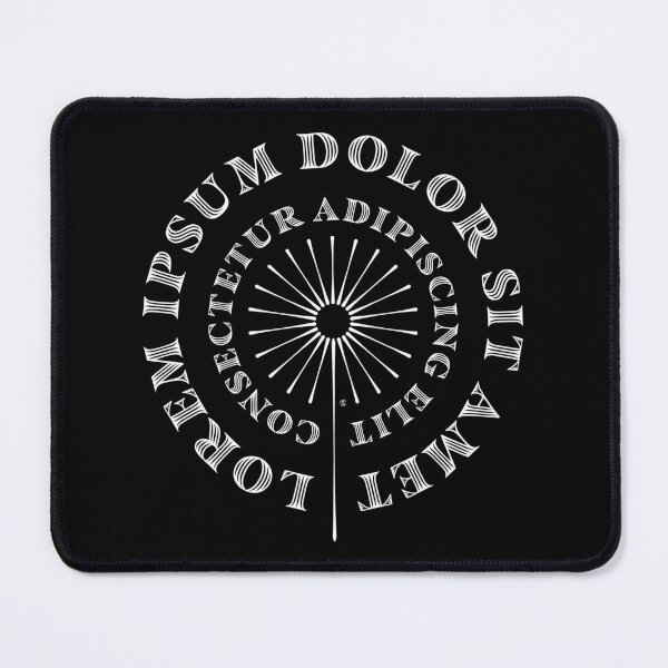 Item preview, Lorem Ipsum Cirlces (white) designed and sold by Murder of Crows.