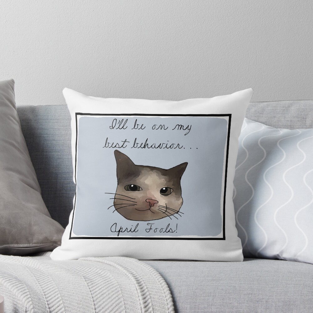 Item preview, Throw Pillow designed and sold by NotBadDesigns.