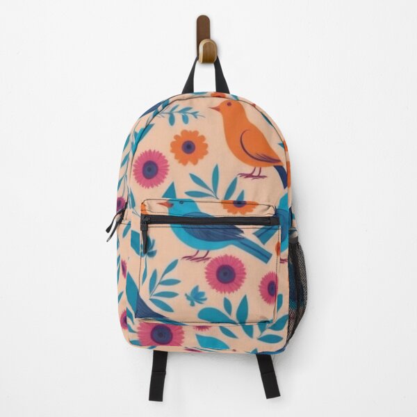Item preview, RogerPattern - "Birds and Blossoms: A Nature-Inspired Fashion Print" designed and sold by RogerPattern.
