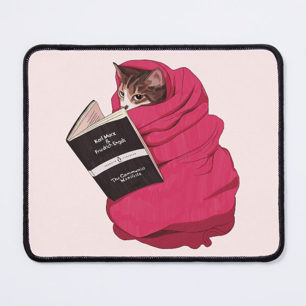 Item preview, Cat Reading Karl Marx designed and sold by daniasdesigns.