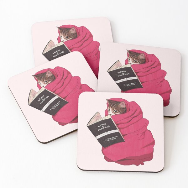 Item preview, Cat Reading Karl Marx designed and sold by daniasdesigns.