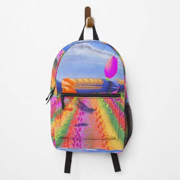 Item preview, Tulip field in Netherlands designed and sold by SheepTigerArt.