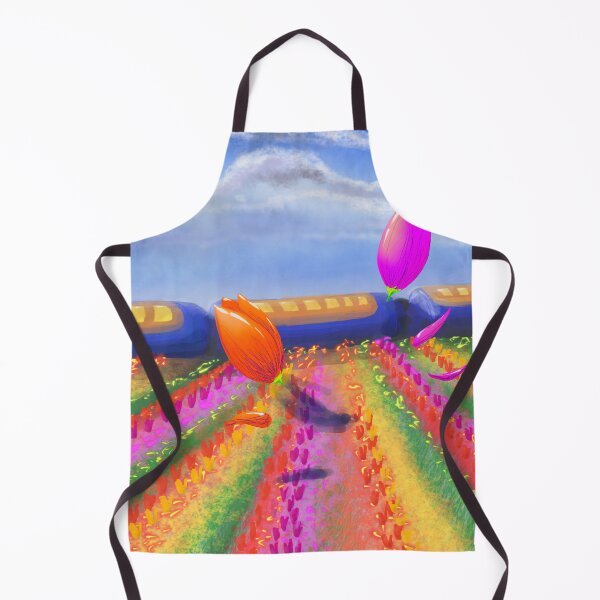 Item preview, Tulip field in Netherlands designed and sold by SheepTigerArt.