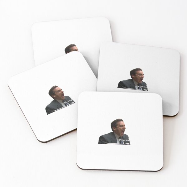 Item preview, Michael Scott Screaming (The Office) designed and sold by BelsGoofyFellas.