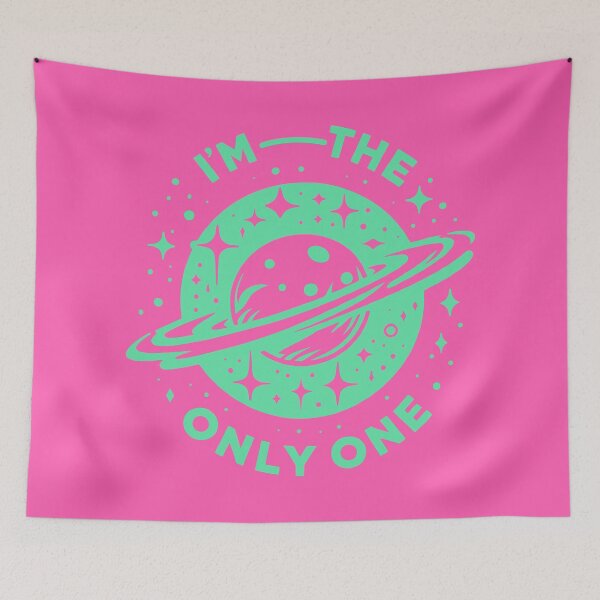 Item preview, I'm The Only One Green Over Pink designed and sold by Atlas Kai.