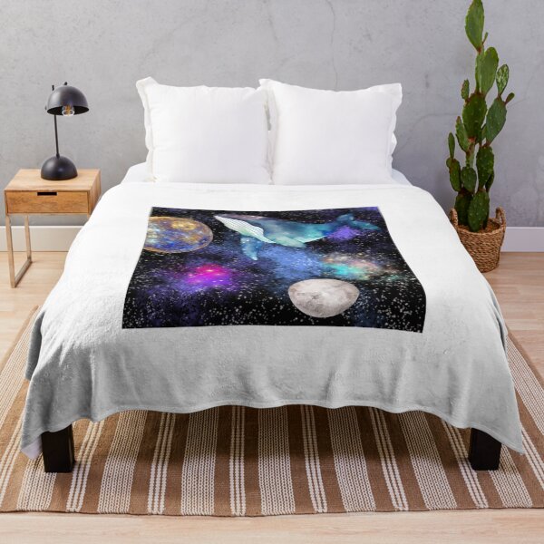 Item preview, Space Whale Travels Through the Universe designed and sold by WildWoodlandWitch.