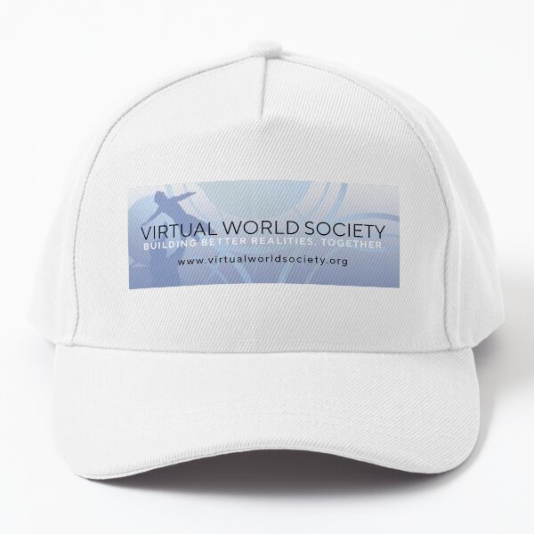 Virtual World Society: The banner Baseball Cap