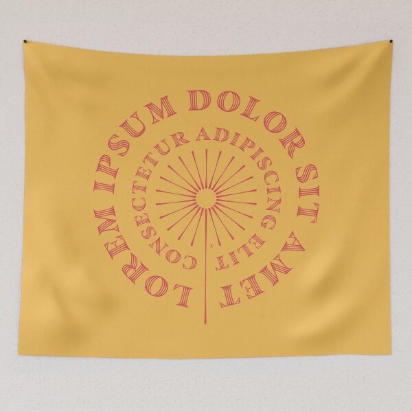 Item preview, Lorem Ipsum Cirlces (red) designed and sold by Murder of Crows.