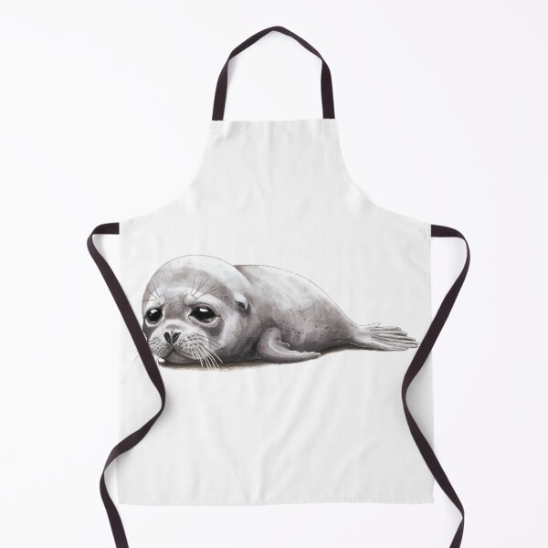Item preview, Cute sad baby seal designed and sold by WildernessTints.