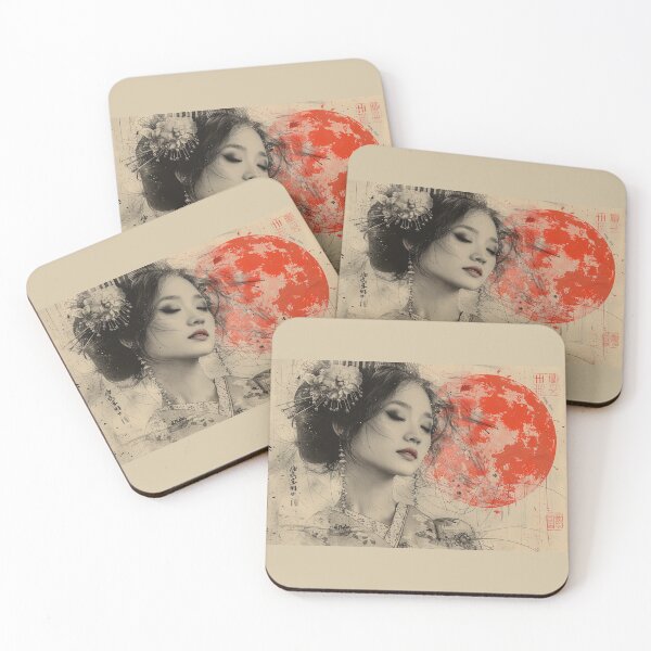 Item preview, Kissable Geisha designed and sold by BartHugoKnight.