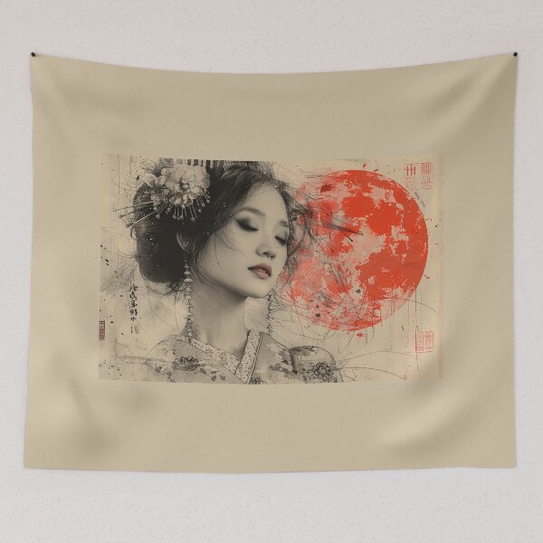 Item preview, Kissable Geisha designed and sold by BartHugoKnight.