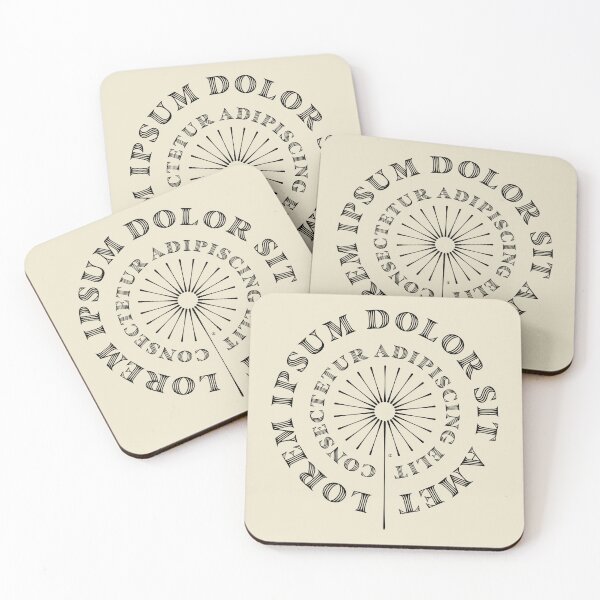 Item preview, Lorem Ipsum Cirlces (black) designed and sold by Murder of Crows.