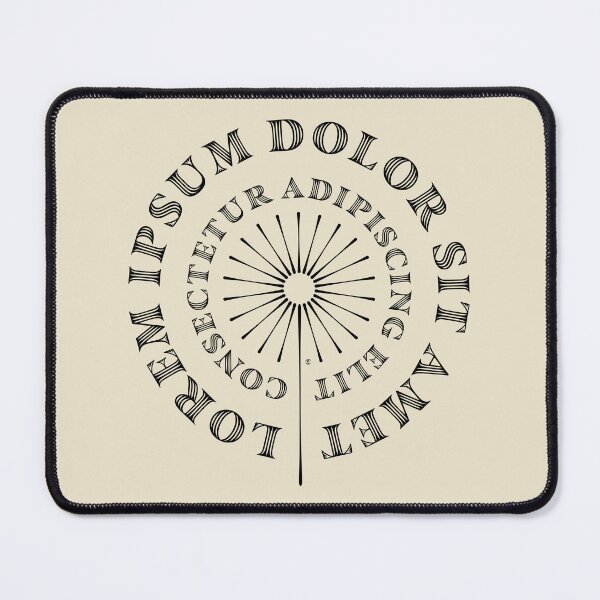 Item preview, Lorem Ipsum Cirlces (black) designed and sold by Murder of Crows.