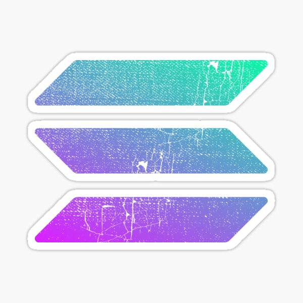 Item preview, Vintage Solana Logo designed and sold by CryptoRocks.