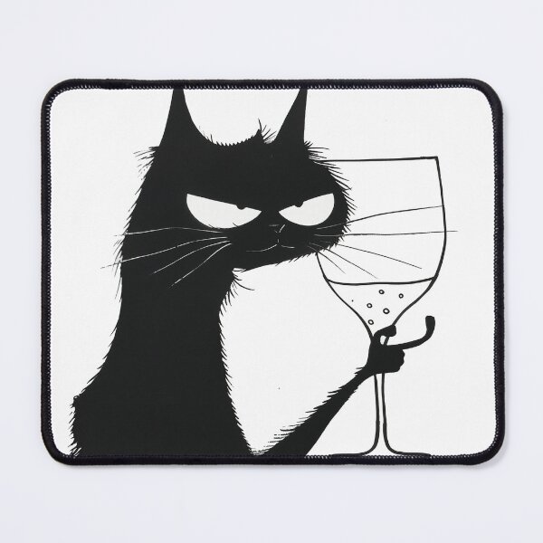 Item preview, Cat Wine designed and sold by TilesHQ.