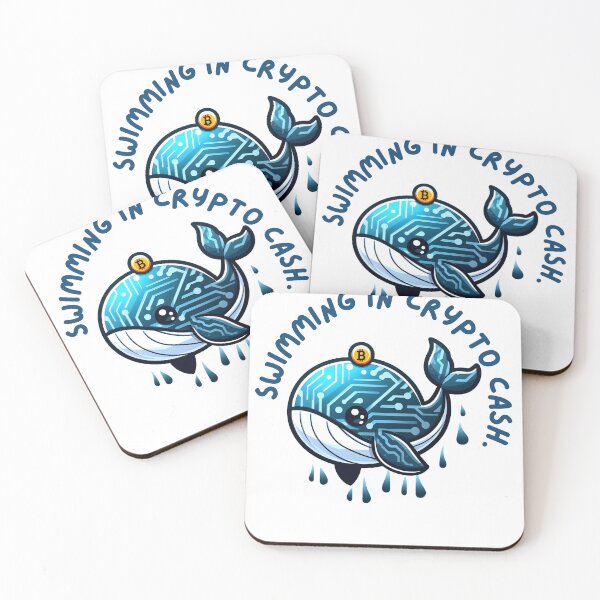 Item preview, Swimming in crypto cash. Crypto whale designed and sold by Mechanical-Artt.