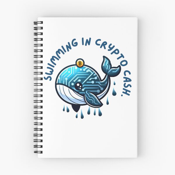 Item preview, Swimming in crypto cash. Crypto whale designed and sold by Mechanical-Artt.