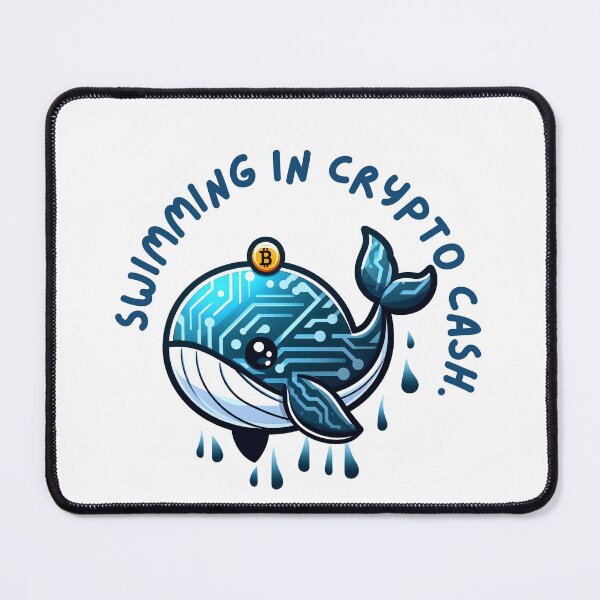 Item preview, Swimming in crypto cash. Crypto whale designed and sold by Mechanical-Artt.